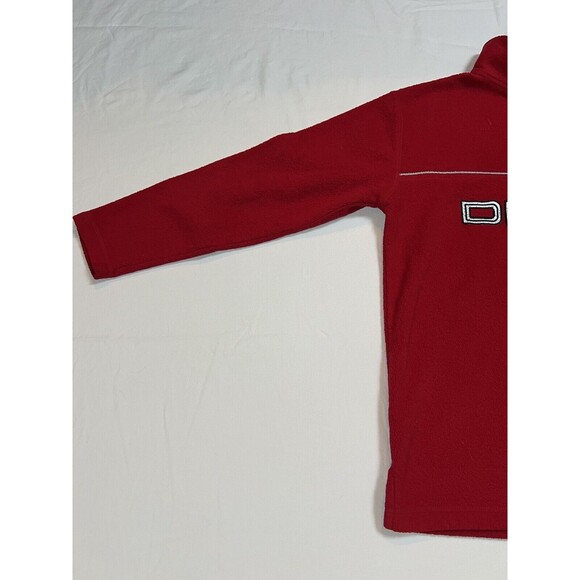 DKNY Spellout Sweater Quarter Zip Pullover | Red | Womens‎ Size Small - Picture 4 of 14